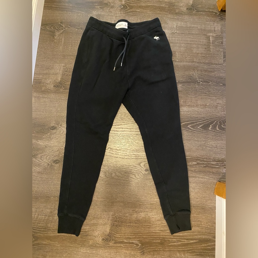Abercrombie & Fitch Soft Fleece Joggers “black” size medium